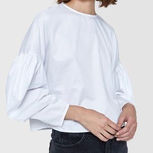 Stelen Puff Sleeve Tshirt Blouse